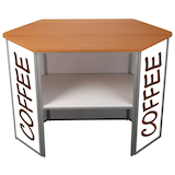 Artikelbild 1 für update displays Messetheke gerade, buche 122,5 x 55,0 x 93,0 cm, Artikelnummer 646707