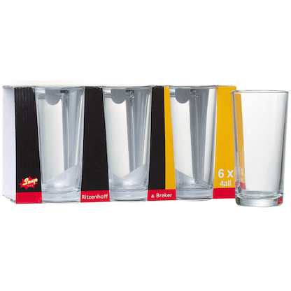 Artikelbild für Ritzenhoff & Breker Trinkgläser 4ALL 270,0 ml, 6 St., Artikelnummer 971426