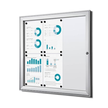 Artikelbild 3 für Showdown® Displays Schaukasten S alu 6x DIN A4 74,1 x 2,3 x 69,6 cm, 1 St., Artikelnummer 132191