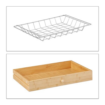 Artikelbild 2 für relaxdays Servierwagen braun 59,5 x 35,0 x 82,0 cm, Artikelnummer 644033