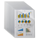 Artikelbild 1 für bene Sichthüllen DIN A4 transparent genarbt 0,08 mm, 100 St., Artikelnummer 397489
