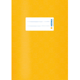 Artikelbild 1 für HERMA Heftumschlag mit Baststruktur gelb Kunststoff DIN A5, Artikelnummer 547592