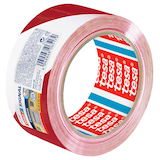 Artikelbild 1 für tesa Warnklebeband Signal PREMIUM rot/weiß 50,0 mm x 66,0 m 1 Rolle, Artikelnummer 190411