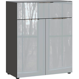 Artikelbild 1 für GERMANIA Kommode Oakland, 3696-587 grafit, silber 83,0 x 42,0 x 102,0 cm, 1 St., Artikelnummer 649016