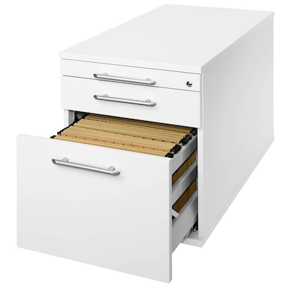 Artikelbild 8 für HAMMERBACHER Solid Rollcontainer weiß 3 Auszüge 42,8 x 80,0 x 51,2 cm, Artikelnummer 350874