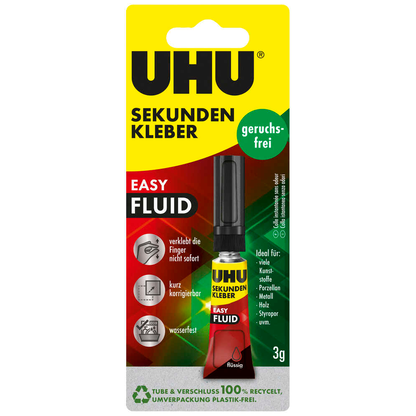 Artikelbild für UHU EASY Sekundenkleber 3,0 g, 1 St., Artikelnummer 360016