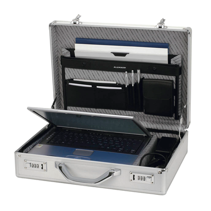 Artikelbild 2 für ALUMAXX Aktenkoffer KRONOS Aluminium silber 46,0 x 12,0 x 33,0 cm, Artikelnummer 121442