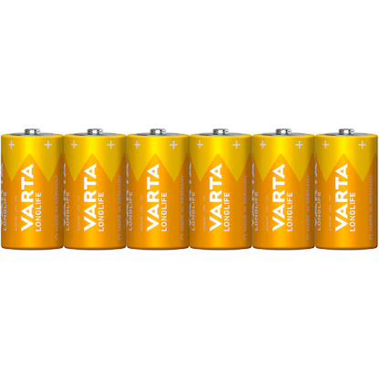 Artikelbild 3 für VARTA Batterien LONGLIFE Alkali-Mangan Baby C 1,5 V, 6 St., Artikelnummer 964148