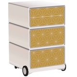Artikelbild 1 für PAPERFLOW easyBox Vintage Rollcontainer weiß, bunt 60779 4 Auszüge 39,0 x 43,6 x 64,2 cm, Artikelnummer 215446