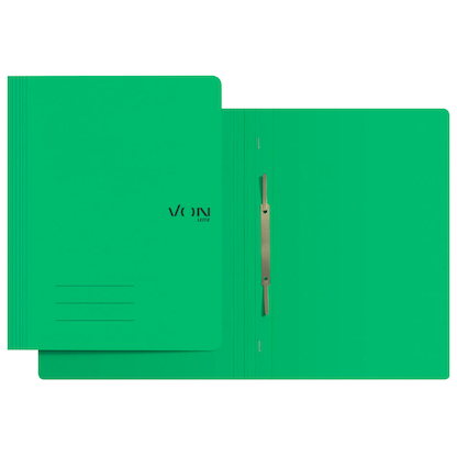 Artikelbild für VON LEITZ Schnellhefter Karton grün DIN A4, 1 St., Artikelnummer 636039