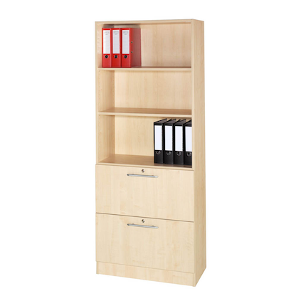 Artikelbild für HAMMERBACHER Regalschrank Orbis, V7300/3/3/RE ahorn 80,0 x 42,0 x 200,4 cm, 1 St., Artikelnummer 373993