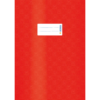 Artikelbild für HERMA Heftumschlag mit Baststruktur rot Kunststoff DIN A4, Artikelnummer 547962