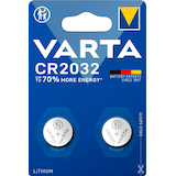 Artikelbild 1 für VARTA Knopfzellen CR2032 Lithium 3,0 V, 2 St., Artikelnummer 753604