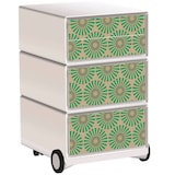 Artikelbild 1 für PAPERFLOW easyBox Vintage Rollcontainer weiß, bunt 60811 4 Auszüge 39,0 x 43,6 x 64,2 cm, Artikelnummer 215568