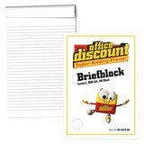 Artikelbild 1 für office discount Briefblöcke DIN A4 liniert, 1 St., Artikelnummer 648448