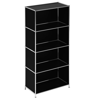 Artikelbild für viasit Aktenregal System4 schwarz 77,9 x 40,4 x 155,7 cm, 1 St., Artikelnummer 214437