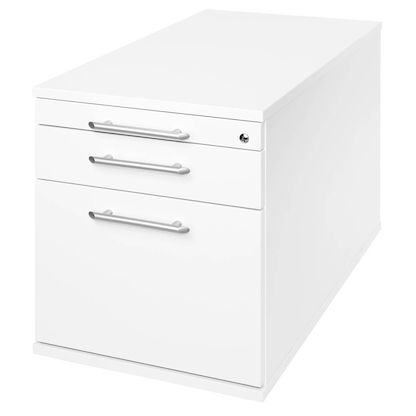 Artikelbild 4 für HAMMERBACHER Solid Rollcontainer weiß 3 Auszüge 42,8 x 80,0 x 51,2 cm, Artikelnummer 350874