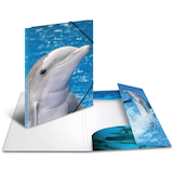 Artikelbild 1 für HERMA Zeichenmappen DIN A3 Delfine, 3 St., Artikelnummer 555191