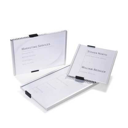 Artikelbild 7 für DURABLE Türschild INFO SIGN Metall silber DIN A6 quer, 1 St., Artikelnummer 573139