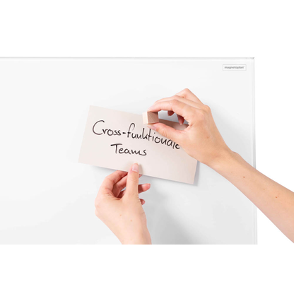 Artikelbild 10 für magnetoplan mobile Glas-Magnettafel 76,0 x 180,0 cm weiß, Artikelnummer 713794