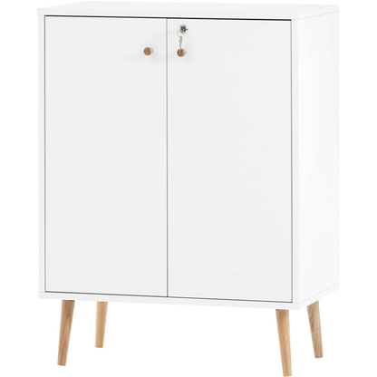 Artikelbild für MÖBELPARTNER Aktenschrank Jonte, 150577 kreideweiß 1 Fachboden 65,2 x 39,0 x 86,5 cm, Artikelnummer 651044