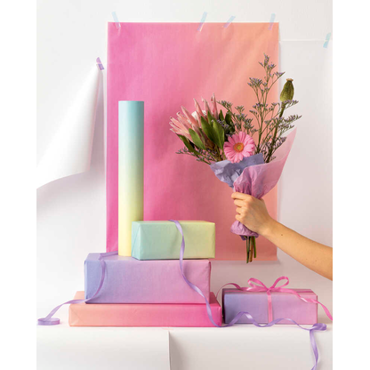 Artikelbild 3 für folia Seidenpapier Blumenseide SHADES OF RAINBOWS mehrfarbig, 50,0 x 70,0 cm, Artikelnummer 775949