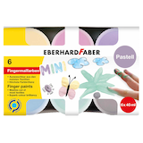 Artikelbild 1 für EBERHARD FABER EFA Color Pastell Fingerfarben farbsortiert 6x 40,0 ml, 6 St., Artikelnummer 100147