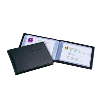 Artikelbild für SIGEL Visitenkartenmäppchen schwarz, für bis zu 40 Visitenkarten, Artikelnummer 460527