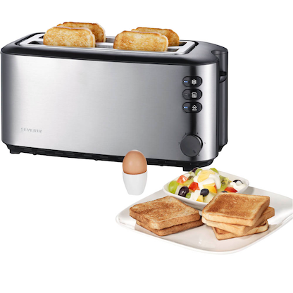 Artikelbild 4 für SEVERIN AT 2509 Toaster silber, Artikelnummer 311494