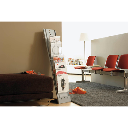 Artikelbild 4 für PAPERFLOW Prospektständer silber DIN A4 7 Fächer 25,0 x 36,0 x 115,0 cm, 1 St., Artikelnummer 528164