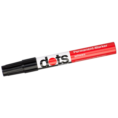 Artikelbild 2 für dots Permanentmarker schwarz 1,5 - 3,0 mm, 1 St., Artikelnummer 835601