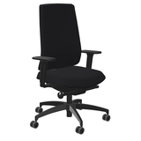 Artikelbild 1 für Dauphin Bürostuhl Indeed operator Stoff schwarz, Gestell schwarz, Artikelnummer 125639