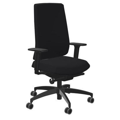 Artikelbild für Dauphin Bürostuhl Indeed operator Stoff schwarz, Gestell schwarz, Artikelnummer 125639