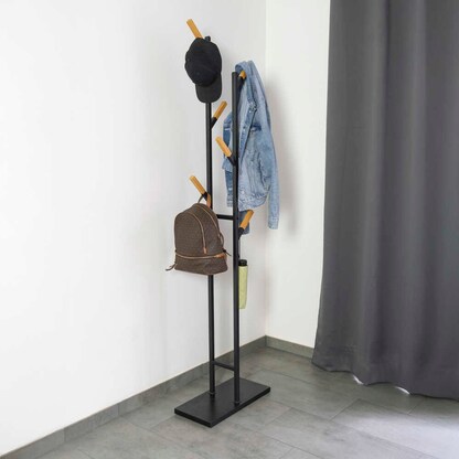 Artikelbild 7 für MAUL Kleiderständer MAULrima 9386090 schwarz Metall 6 Haken 23,0 x 183,0 cm, Artikelnummer 822266