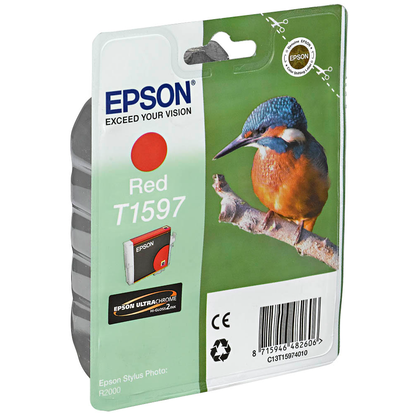 Artikelbild 2 für EPSON T1597 (Eisvogel) rot Druckerpatrone, Artikelnummer 839563