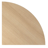 Artikelbild 1 für HAMMERBACHER Verbindungsplatte Haziender eiche, dreieckig abgerundet 80,0 x 80,0 x 2,5 cm, Artikelnummer 632582