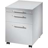 Artikelbild 1 für HAMMERBACHER Gradeo Rollcontainer lichtgrau 3 Auszüge 42,8 x 58,0 x 59,0 cm, Artikelnummer 232868