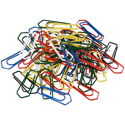 Artikelbild 5 für office discount Büroklammern farbsortiert lackiert, 500 St., Artikelnummer 620583