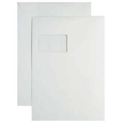 Artikelbild 2 für kaenguruh the world of paper Versandtaschen DIN C4 mit Fenster grau 250 St., Artikelnummer 736268