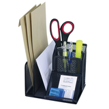 Artikelbild 1 für WEDO Schreibtisch-Organizer Office schwarz Metall 4 Fächer 15,8 x 13,5 x 14,5 cm, Artikelnummer 400113
