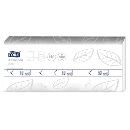 Artikelbild für TORK Papierhandtücher 120454 H2 Advanced Interfold-Falzung 2-lagig 2.400 Tücher, Artikelnummer 463046
