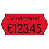 Artikelbild 1 für CreenLine Preisetiketten leuchtrot permanent 22,0 x 12,0 mm, 18 Rollen, Artikelnummer 176786