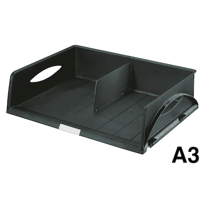 Artikelbild für LEITZ Briefablage Sorty A3 quer Jumbo schwarz DIN A3 quer, 1 St., Artikelnummer 142471