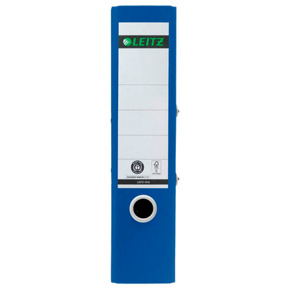 Artikelbild 4 für LEITZ recycle 1018 Ordner blau Karton 8,0 cm DIN A4, 1 St., Artikelnummer 854614
