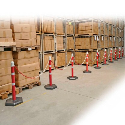 Artikelbild 4 für WIHEDÜ Absperrpfosten weiß/rot, 10 St., Artikelnummer 744916