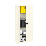 Artikelbild 1 für mauser Stahlschrank entero BF5 - 9010/9010 reinweiß 4 Fachböden 95,0 x 50,0 x 195,0 cm, aufgebaut, 1 St., Artikelnummer 258552