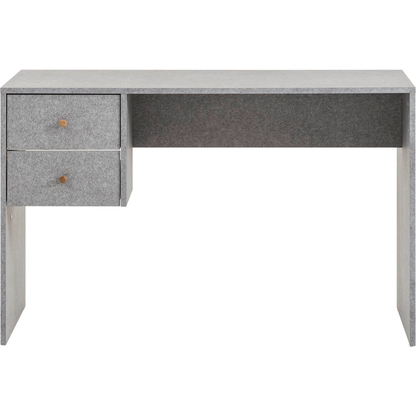 Artikelbild 9 für MÖBELPARTNER Jonte Schreibtisch grau rechteckig, Wangen-Gestell grau 117,0 x 67,0 cm, Artikelnummer 650412