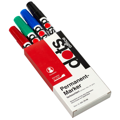 Artikelbild 2 für dots Permanentmarker farbsortiert 1,5 - 3,0 mm, 4 St., Artikelnummer 835791