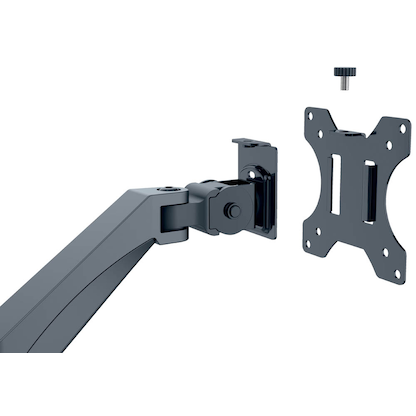 Artikelbild 4 für LEITZ Monitor-Halterung Ergo 64890089 dunkelgrau für 1 Monitor, Tischklemme, Artikelnummer 103709