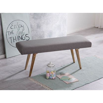 Artikelbild 3 für WOHNLING Sitzbank WL5.330 grau Stoff 117,0 cm, Artikelnummer 545280